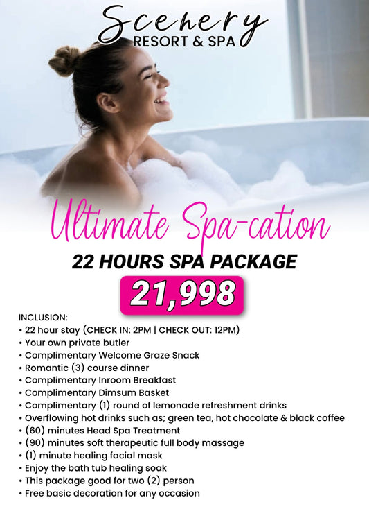 Ultimate Spa-cation (22 hrs Spa Package)