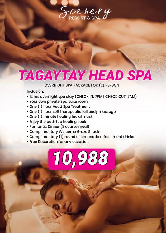 TAGAYTAY HEAD SPA (12 HRS OVERNIGHT SPA)